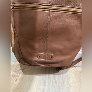 Leather tote Lucky